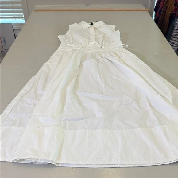 J. Crew Fitted-waist shirtdress in cotton poplin Size 0 - Picture 4 of 9